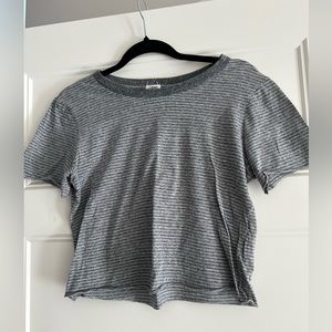 Gray stripped T-shirt